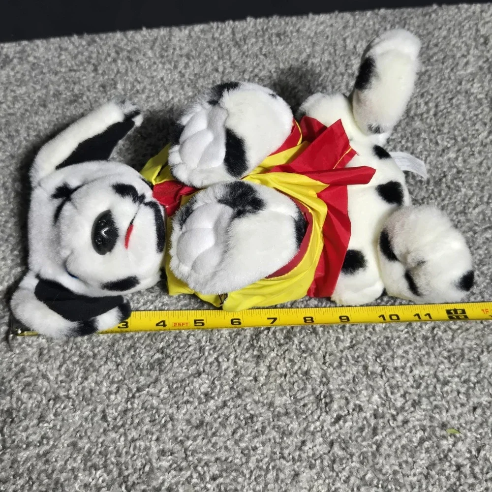VINTAGE‎ Texaco Dalmatian Dog Plush Stuffed Animal Pilot Fireman 1998 12